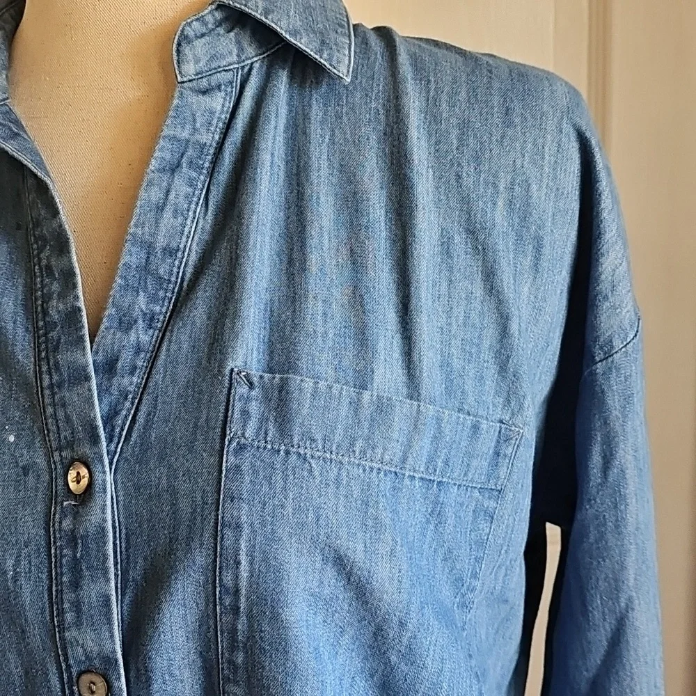 J. Jill Denim Shirt - Picture 3 of 5